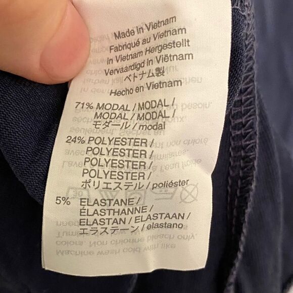 Madewell Long Sleeve navy balloon sleeve size Large - Picture 8 of 14